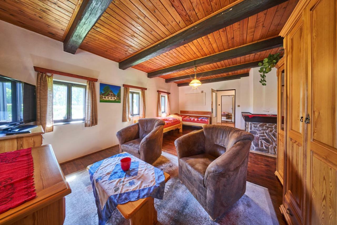 Penzion Pod Lesem Hotel Hodkovice Bagian luar foto